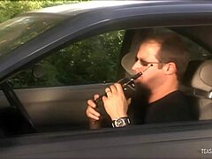 I lured him in and took his hot cum on my face