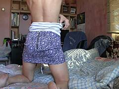 Horny Alone, I Masturbated with Wild Moans