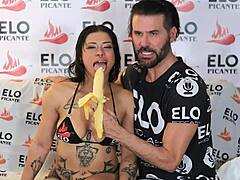 Colombian Babe Chats in Cute Casting Interview Before Spicy Room