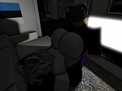 Having wild sex with a sexy cat girl.