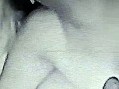 horny housewife reaches orgasm with two amateurs