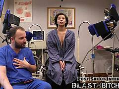 Doctor In Gloves And Latex Blasts Patient Rebel Wyatt's Natural Tits Pussy With Cum In Missionary Close Up