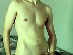 Solo Masturbation Cum on Webcam