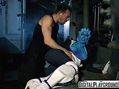 Ass effect parody brings hardcore fucking to life