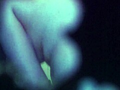 tattooed babe strips in shower