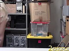 Petite tattooed blonde Naomi Nash slammed roughly by uniformed dude in roleplay foreplay full movie