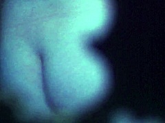 tattooed babe strips in shower