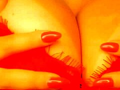 i’m obsessed with hot brunette teasing, titty fuck, and anal plug!