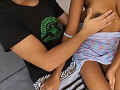 Explosive Teen Babysitter Gets Intense Anal Creampie From Old Milf