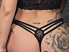 ana miller, that brazilian redhead with big tits and ass, cumming hard on the boss's cock 😍