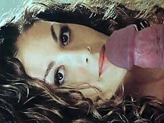 she's a lesbian but addicted to cum on face - cum please?