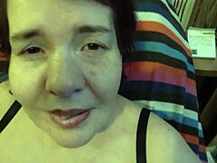 MATURE BIG TITS AMATEUR SEXY LADY CARESSES HERSELF WITH INTENSE MASTURBATION!