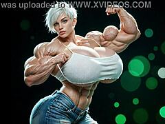 I Feel Thrilled By Abigail Arcane AI Massive Muscle Growth