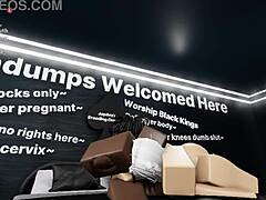 Chica gato de Roblox follada por polla negra grande!