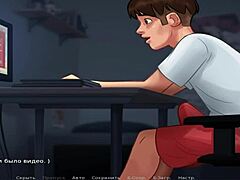 summertimesaga - mature jerks off my big cock in episode 51