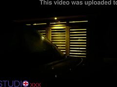 Spy on your teen neighbor's big ass as she fingers herself to orgasm.