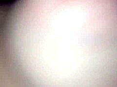 my experiment led to a cum shower on big tits.