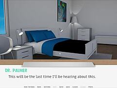 the doctor examines the patient in the hospital