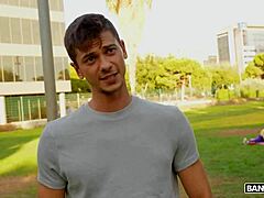 Bangbros Tattooed Brunette Saba Lapiedra Anal Pounding Messy Facial Public