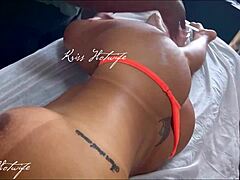 juicy tanned wife with cameltoe big ass tan lines shows big pussy in usa fetish as puta casada massagem with peitos de fora biquini