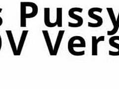 Minnie rose moans bent over in gloves during pov pussy fuck. Natural tits shake until creampie blasts inside.