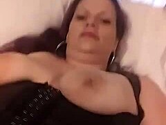 Hot Chubby Woman Uses Vibrator To Moan In Pleasure