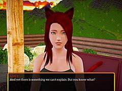 My new family plays erotic game with big tits and ass