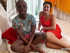 marie rides blue with the strap on, so hot! 😍