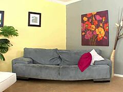 Moaning lesbians share intriguing sounds in a subtle setting