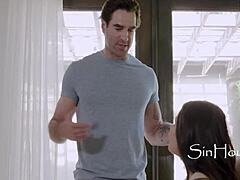 trusty plumber fixes the leaking pipes in the house