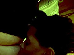 Amateur homemade late night early morning blowjob for neighbor white boy