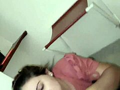 Blonde latina sucks cock passionately