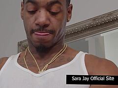 GREAT DICK BOUNCING SARA JAY LOVES RIDING HUGE COCK MAZEE GOD