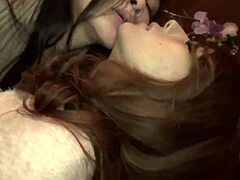 i kissed her throat obscenely in this crazy nasty lesbian hardcore session with big tits and slutty vibes.