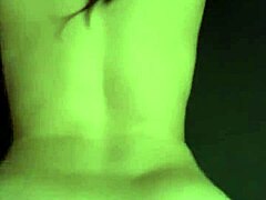 fucking girlfriend doggystyle, cums on monster cock