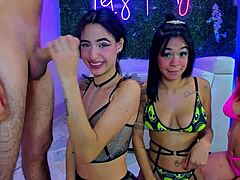 wow these submissive whores get rough throat fucking