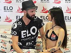 Petite Colombian Mells Blanco Accepts the Bon Bon Bum Challenge