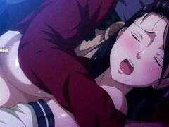 In Yariko Underworld ep2, the anime hentai features hardcore anal and creampie