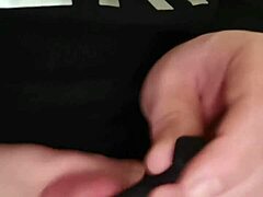 Zahnbürste insertion with ruined orgasm and dual cumshots