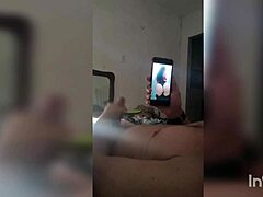 i teased my half-brother with a hot video and watched him jerk off to me, i'm so naughty i'll give it to him