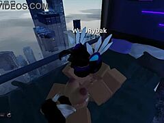 Horny roblox boy fucks step sister hard in missionary and assfucking!