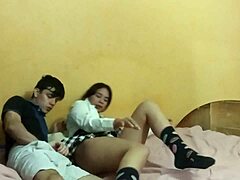 stepsister begs for blowjob and masturbation in positions 😏