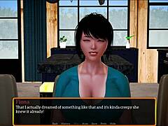 In my new family, the brunette with big tits plays a game that leads to unexpected adventures