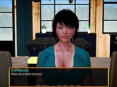 In my new family, the brunette with big tits plays a game that leads to unexpected adventures