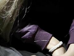 stranger sucks me on road