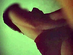 Horny asian housewife moans during intense creampie cowgirl fuck