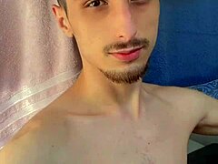 Young Brazilian Guy Wakes Up Ready to Show Everything