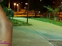 Olha apa yang aku buat dengan kote besar ni, kontras halus luar rumah interracial daya tarikan kote besar