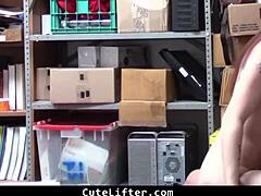 Officer Punishes Burglar Cassidy Michaels