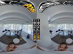 Mae Milano stuffs her mouth with stepbro's monster cock, moaning loudly 😍💦